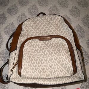 Michael Kors Tan and Cream Men's Backpack